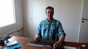 At work (home office)